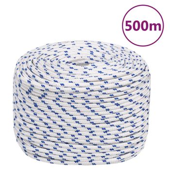 Cuerda De Barco Polipropileno Blanco 10 Mm 500 M Vidaxl