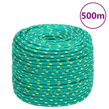 Cuerda De Barco Polipropileno Verde 6 Mm 500 M Vidaxl