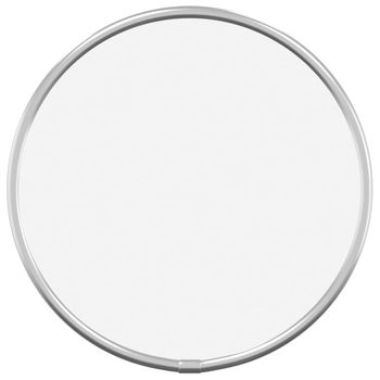 Espejo para puerta colgante Lesina 2 ganchos plástico 121 x 41 cm blanco  [en.casa]