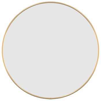 Espejo De Pared Para El Baño Modugno Aluminio Redondo Ø 50 Cm Dorado  [en.casa] con Ofertas en Carrefour