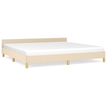 Estructura de cama matrimonio vidaXL madera maciza gris 135x190cm 22,95Kg,  Camas plegables, Los mejores precios