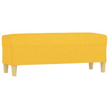 Banco De Tela Amarillo 100x35x41 Cm Vidaxl