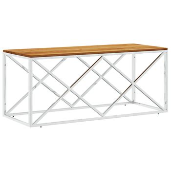 Mesa De Trabajo Para Cocina Con Estante Acero Inox 120x60x145cm Vidaxl con  Ofertas en Carrefour