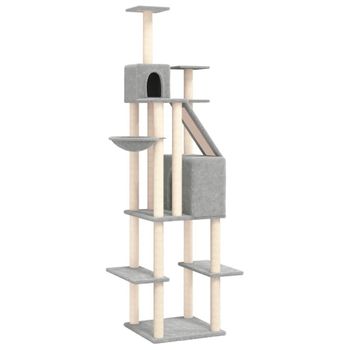 Árbol Rascador Para Gatos Torre Escalador Para 1-3 Gatos 50x50x130cm con  Ofertas en Carrefour