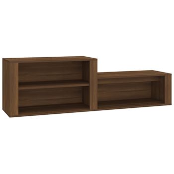 Mueble zapatero de madera de Paulownia blanco 50x28x98 cm vidaXL