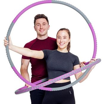 Hula Hoop Desmontable De 94cm En Bolsa Para Adultos Color Aleatorio