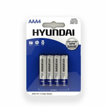 Pilas Alcalinas Hyundai Aaa (4 Uds)