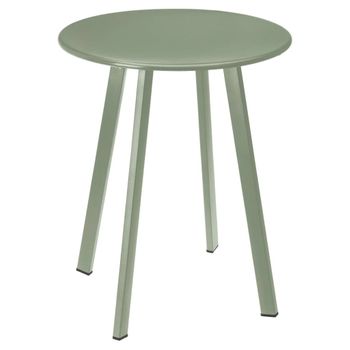 Mesa Auxiliar De Exterior Verde Mate 40x49 Cm Progarden