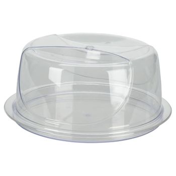 Plato Con Tapa Para Tartas Transparente 34 Cm Excellent Houseware