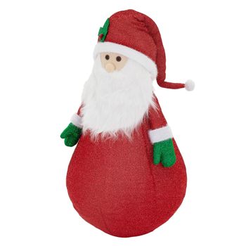 Papá Noel Led Xxl 140 Cm Blanco Cálido Con 10 Leds De Plástico