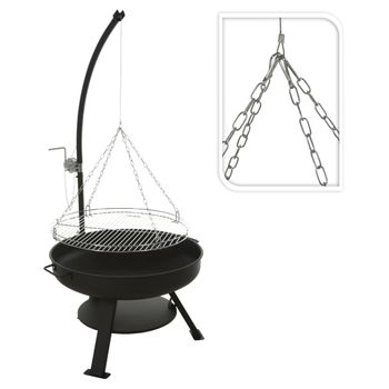 Brasero Con Barbacoa Vaggan 60 Cm Progarden