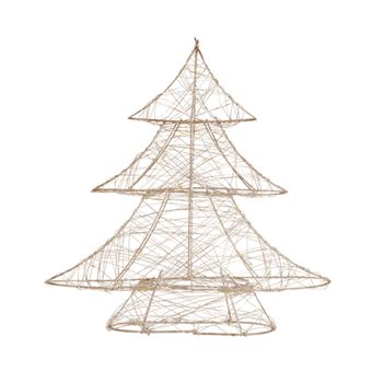 Árbol De Navidad 30 Cm Con 20 Luces Led Blanco Cálido Ecd Germany