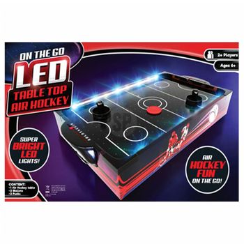 Mesa De Hockey De Aire Con Luces Led 48,5x30x8,5 Cm Tender Toys