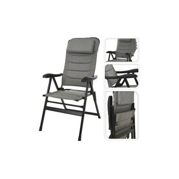 Silla Camping Plegable Gris Marca