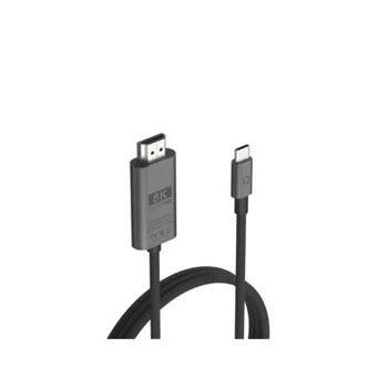 Equip 133417 Adaptador De Cable De Vídeo 3 M Usb Tipo C Hdmi Tipo A  (estándar) Gris, Negro con Ofertas en Carrefour