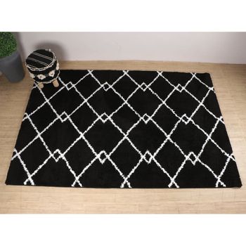 Alfombra Florence S Negro 230x160 Cm Dutch Lifestyle