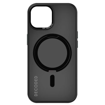 Funda Magsafe Iphone 15 Plus Anillo Giratorio Soporte Loop Stand Decoded Negro