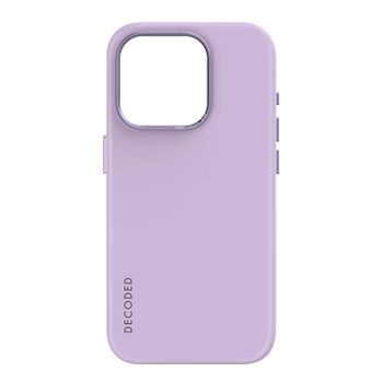 Funda Magsafe Para Iphone 15 Pro Silicona Mat Suave Grafito Lavanda Decoded