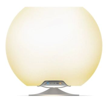 Kooduu Altavoz Bluetooth Inalámbrico Con Lámpara Led Y Cubitera - Sphere Argent Brosse