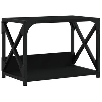 Soporte De Impresora 2 Niveles Negro 44x26x31,5 Cm Vidaxl