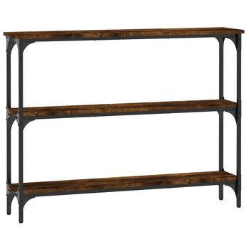 Mesa Consola Recibidor Mueble De Entrada Estrecha Pasillo 106x35x75cm con  Ofertas en Carrefour