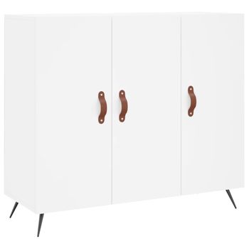 Cómoda cajonera ALTA madera maciza pino blanco 112x35x73 cm - referencia  Mqm-353920