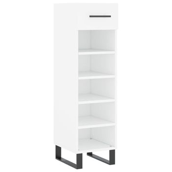 Estantería De Melamina De Madera Homcom 91,5x29,5x91,5 Cm - Blanco con  Ofertas en Carrefour