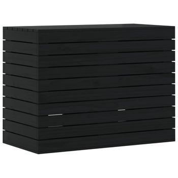 vidaXL Caja para patatas madera maciza de pino 50x50x80 cm