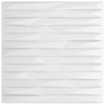 Paneles De Pared 12 Uds Xps Piedra Blanco 50x50 Cm 3 M² Vidaxl