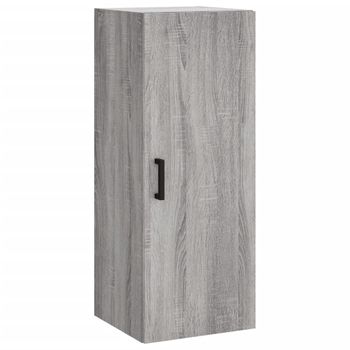 Armario De Pared Gris Sonoma 34,5x34x90 Cm Vidaxl