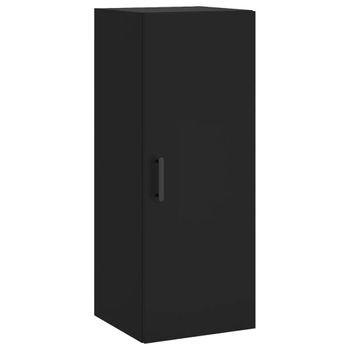 Armario De Pared Negro 34,5x34x90 Cm Vidaxl