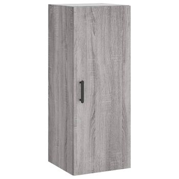 Armario De Pared Gris Sonoma 34,5x34x90 Cm Vidaxl