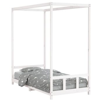 Cama Coche Runner 232x111x61 Cm Color Blanco Vente-unique con Ofertas en  Carrefour