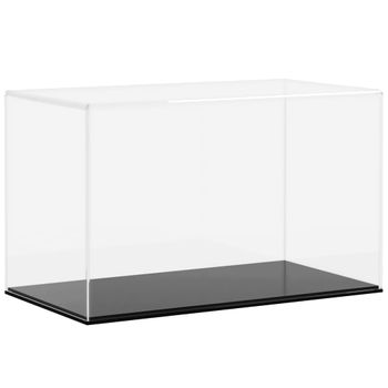 Caja De Exposición Acrílico Transparente 31x17x19 Cm Vidaxl