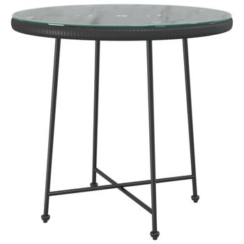 Mesa de jardín plegable de acero Emys gris de 70x110x72 cm