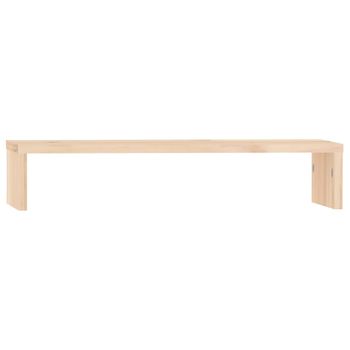 Soporte Para Monitor Madera Maciza De Pino 50x27x10 Cm Vidaxl