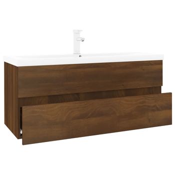 Mueble De Baño Suspendido Fondo Reducido, 2 Cajones Con Cierre Amortiguado  Y Lavabo Cerámico, 80 Cm - Island Mate - Tirador Cromo Brillo con Ofertas  en Carrefour