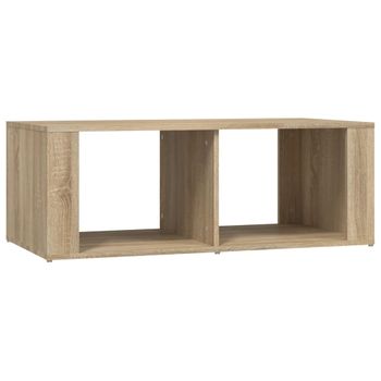 Mesa De Centro Madera Contrachapada Roble Sonoma 100x50x36 Cm Vidaxl