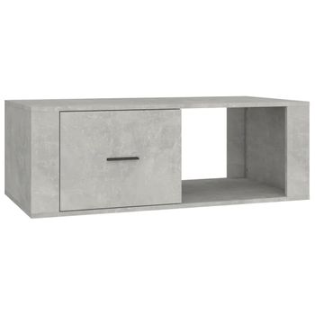 Mesa De Centro Madera Contrachapada Gris Hormigón 100x50,5x35cm Vidaxl