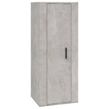 Mueble Para Tv De Pared Gris Hormigón 40x34,5x100 Cm Vidaxl