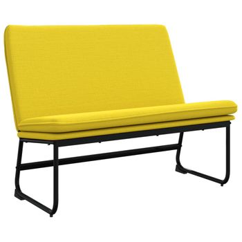 Banco De Tela Amarillo Claro 100x75x76 Cm Vidaxl