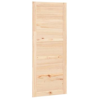 Puerta De Granero Madera Maciza Pino 80x1,8x204,5 Cm Vidaxl