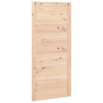 Puerta De Granero Madera Maciza Pino 90x1,8x204,5 Cm Vidaxl