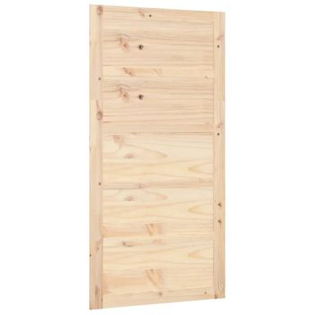 Puerta De Granero Madera Maciza Pino 100x1,8x204,5 Cm Vidaxl