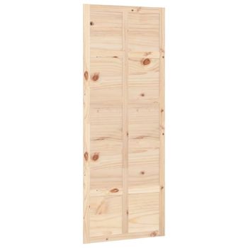 Puerta De Granero Madera Maciza Pino 80x1,8x214 Cm Vidaxl