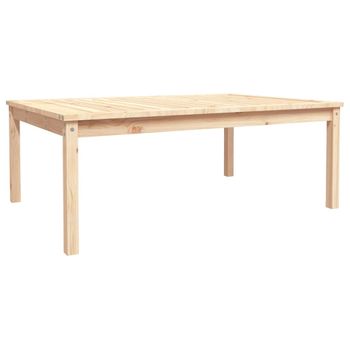 Mesa alta de jardín madera maciza de acacia Ø60x105 cm - referencia  Mqm-319698