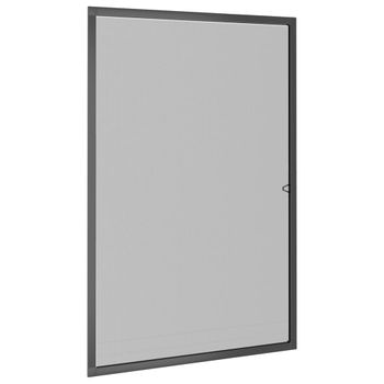 Mosquitera Para Ventanas Gris Antracita 80x120 Cm Vidaxl