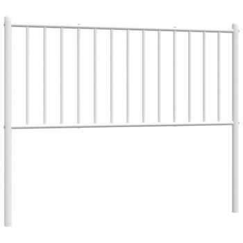 Cabecero De Metal Blanco 107 Cm Vidaxl