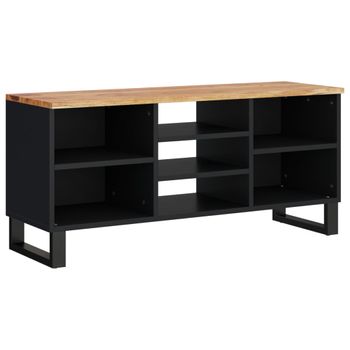 Mueble De Tv Madera Acacia Y Madera Contrachapada 100x33x46 Cm Vidaxl