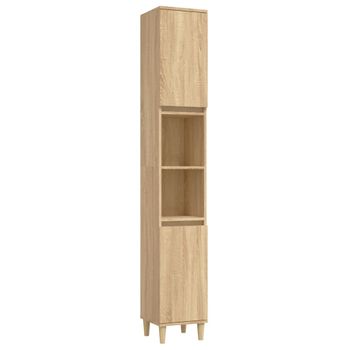 en.casa] Mueble de Pared para Baño Linz 58 x 56 x 13 cm Armario Colgante  con 2 Puertas con Espejo y un Estante Inferior Auxiliar de Baño MDF Blanco  : : Hogar y cocina